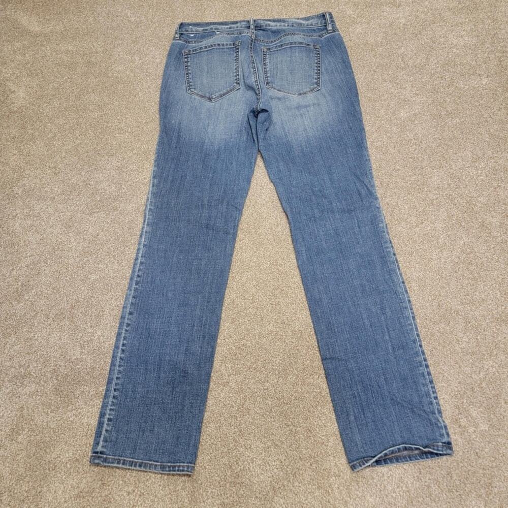 sophisticated everyday Ann Taylor Loft modern straight mid rise jeans sz 4/27